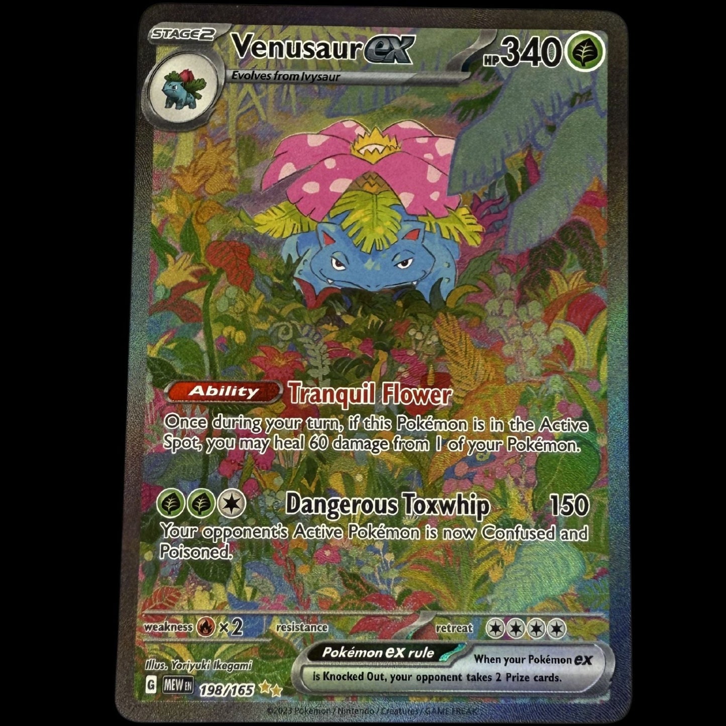 Venusaur ex - 198/165 - SV: Scarlet & Violet 151 (MEW)